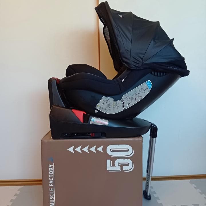 【美品✨】マムズキャリー チャイルドシート ターンレジェfix ヨ