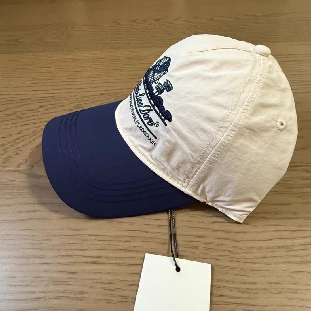 Aimé Leon Dore ベースボールキャップ アイボリー/ネイビー