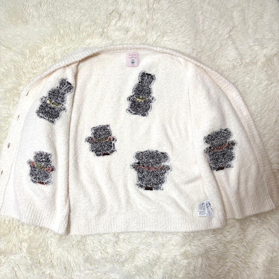 ジェラートピケ ミッフィー カーディガン クリーム M-Lサイズ