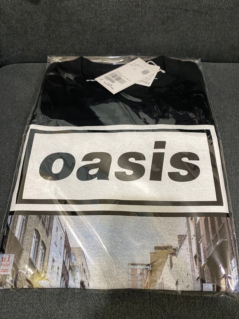 オアシス アダムエロペ TシャツMorning Glory 黒 oasis M