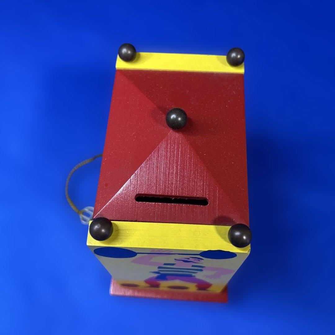 【アンティーク】REUGE スイス製 からくり ピエロ オルゴール　カギ付