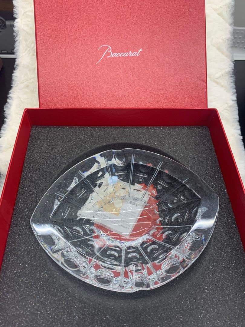 Baccarat クリスタルトレイ 楕円形
