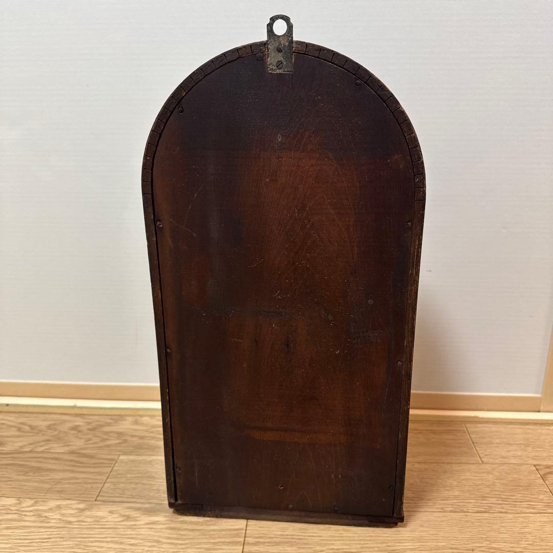 〈完動〉明治時計社　Ｒ型ゼンマイ振り子時計　ボンボン時計　古時計