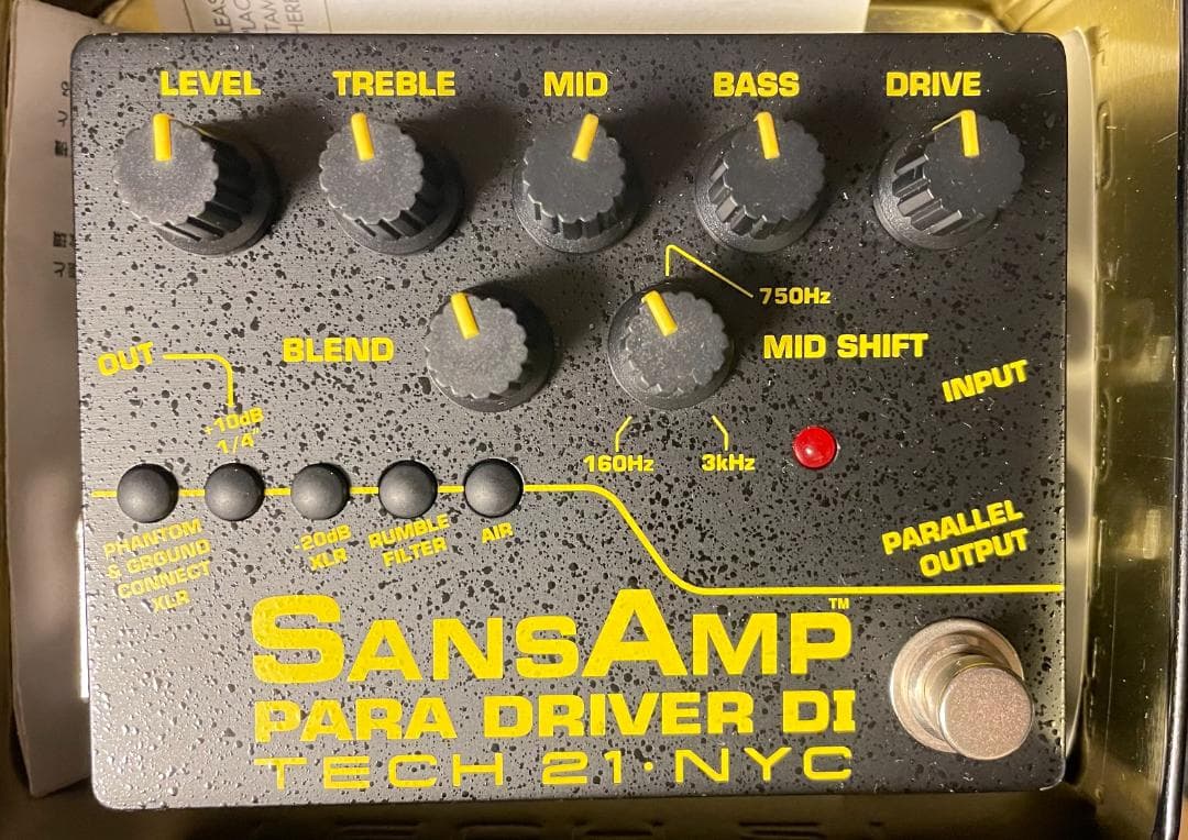 TECH21 SansAmp BASS D DI V2 サンズアンプ