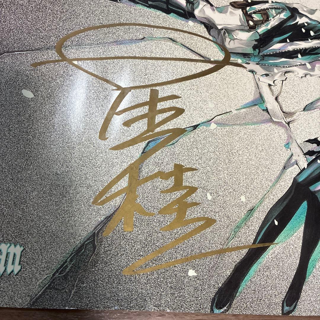 D.Gray-man ディーグレイマン　ポスター　星野桂さん直筆サイン　レア