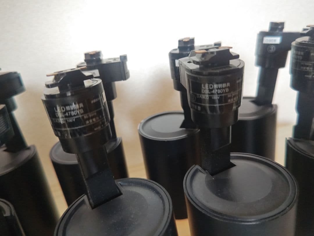 LEDスポットライト CD-470YB ブラック 10個セット