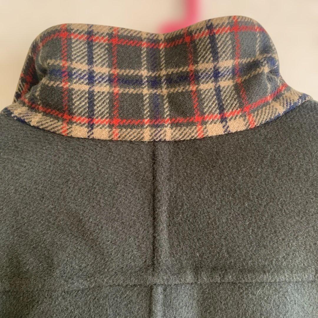 ★DAKS 一枚仕立てリバーシブルモスグリーンコート　L〜LLサイズ