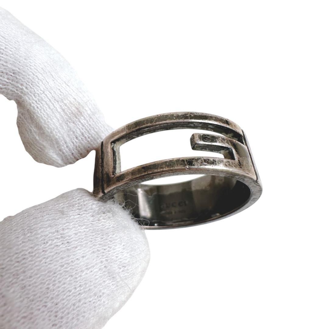 GUCCI リング シルバー925 21号　 Gロゴ グッチ 指輪 Gリング