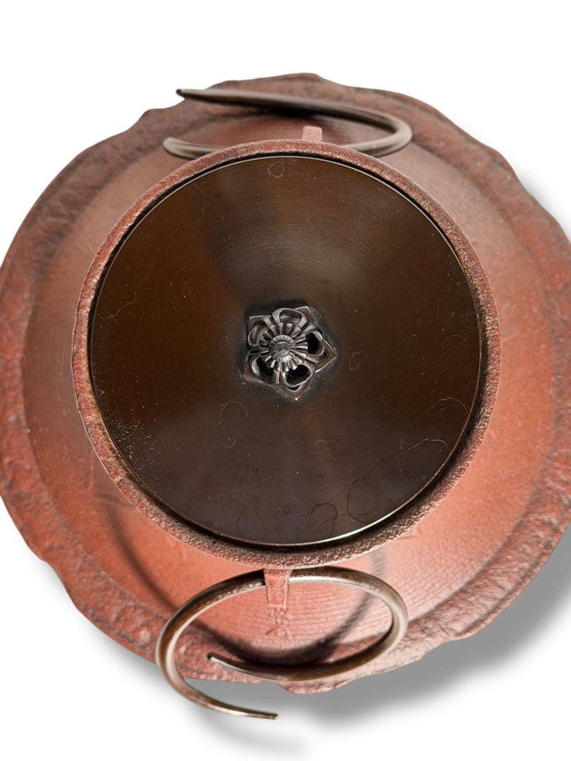 #釜師 菊地政光 松地文糸目 富士釜 共箱付き