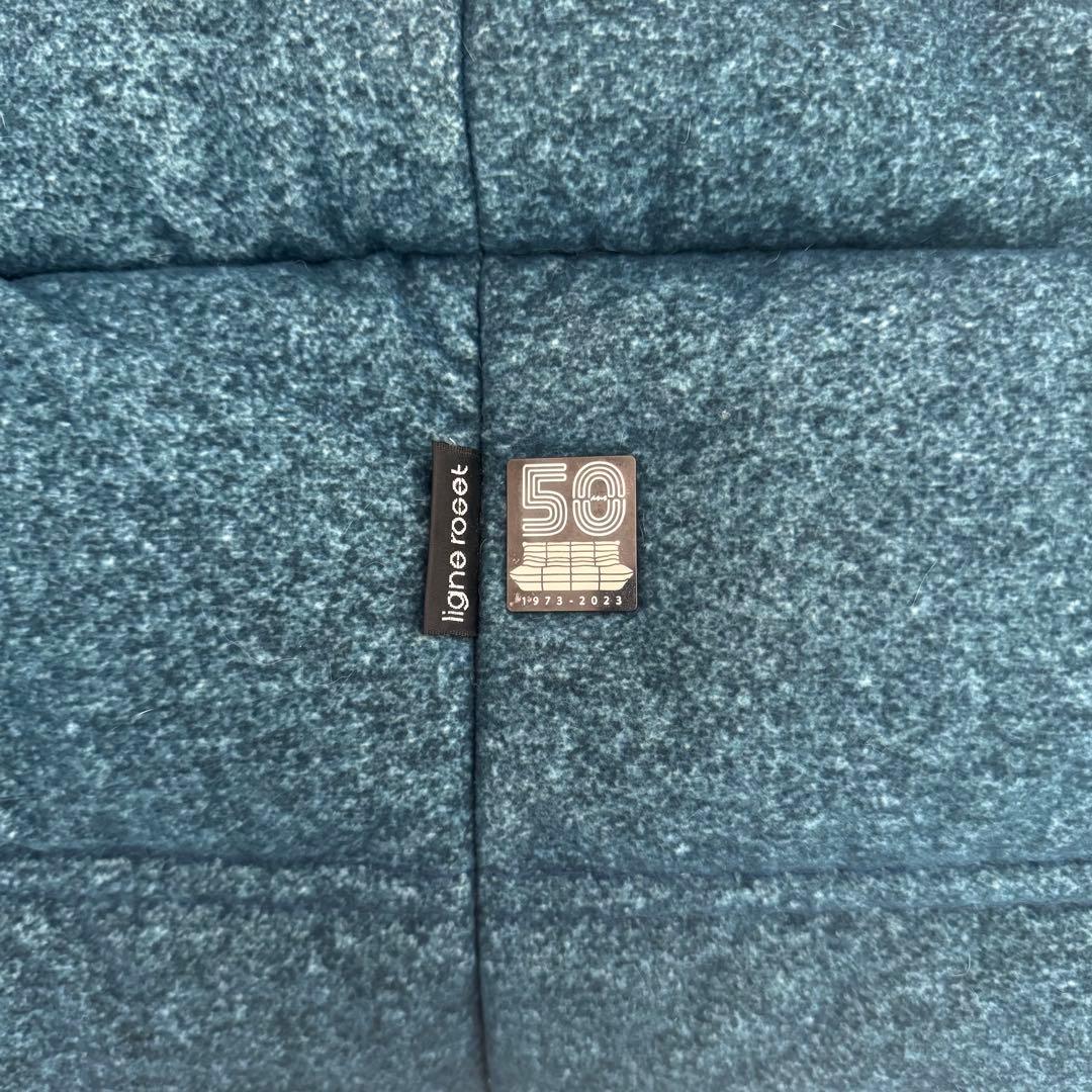 【正規品】ligne roset ロゼトーゴ パフ オットマン単品 ダークブルー