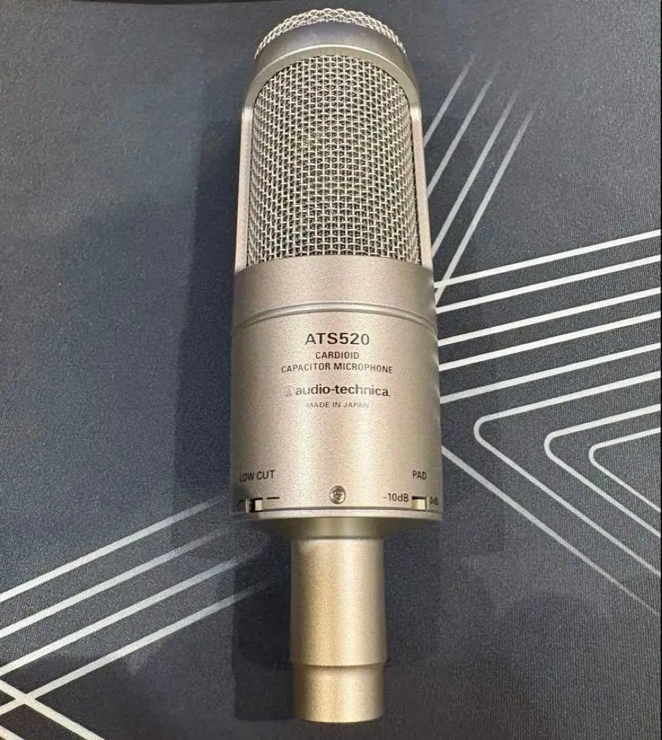 オーディオテクニカ ats520 コンデンサーマイク