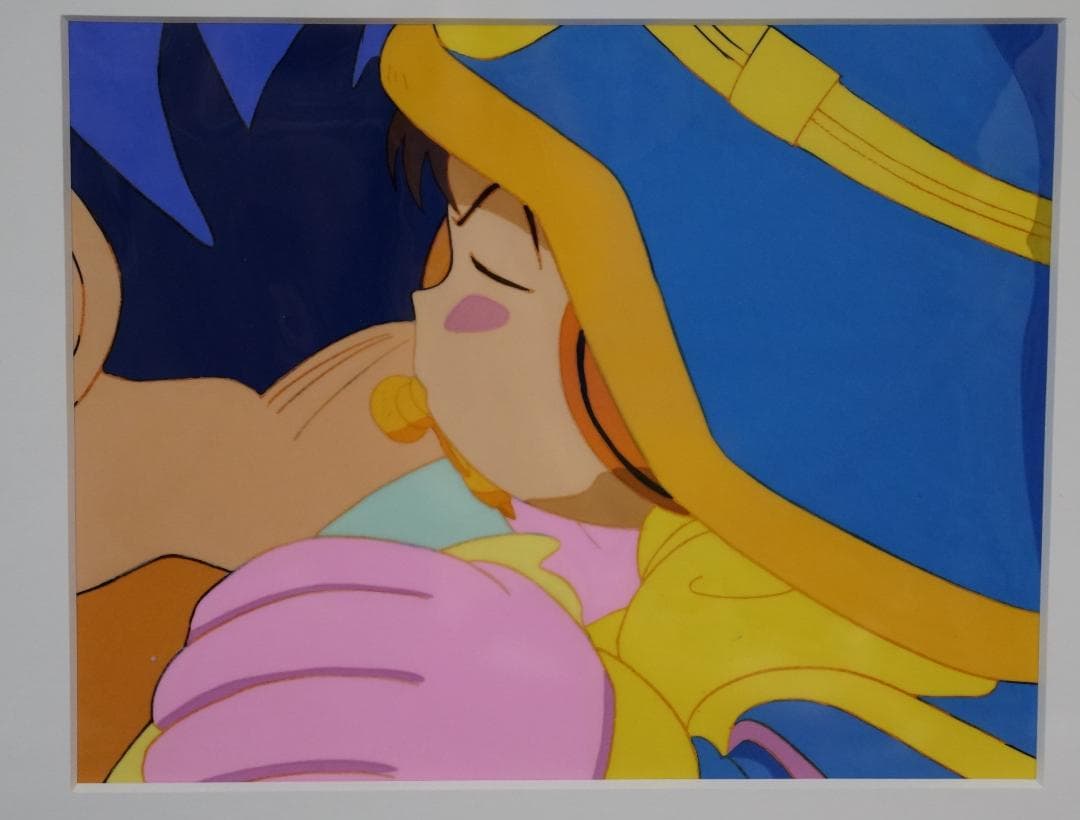 セル画　まじかる☆タルるーとくん　河合伊代菜　背景付　額日本製　美品