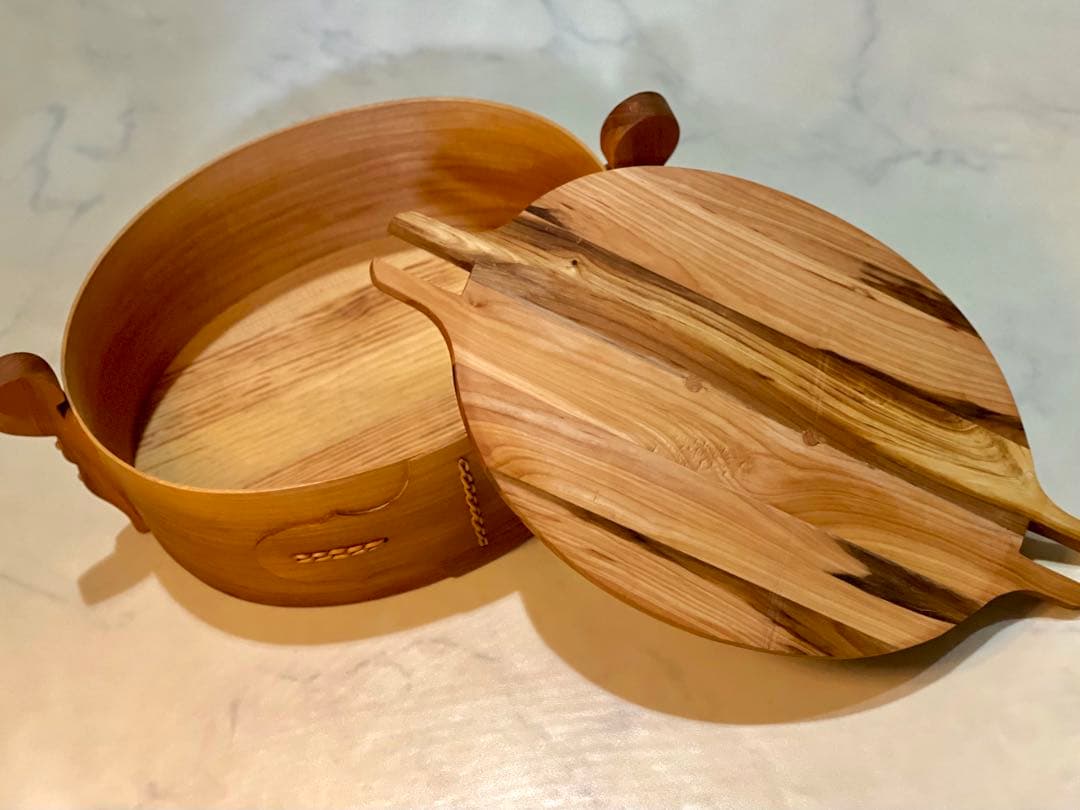 北欧　ヴィンテージ スウェーデン　svepask（スヴェープアスク）曲げわっぱ