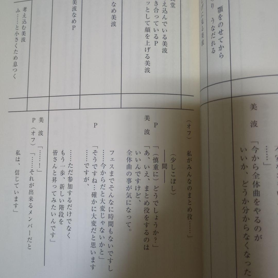 激レアTHEIDOLM@STERシンデレラガールズAR台本2冊+絵コンテ+オマケ