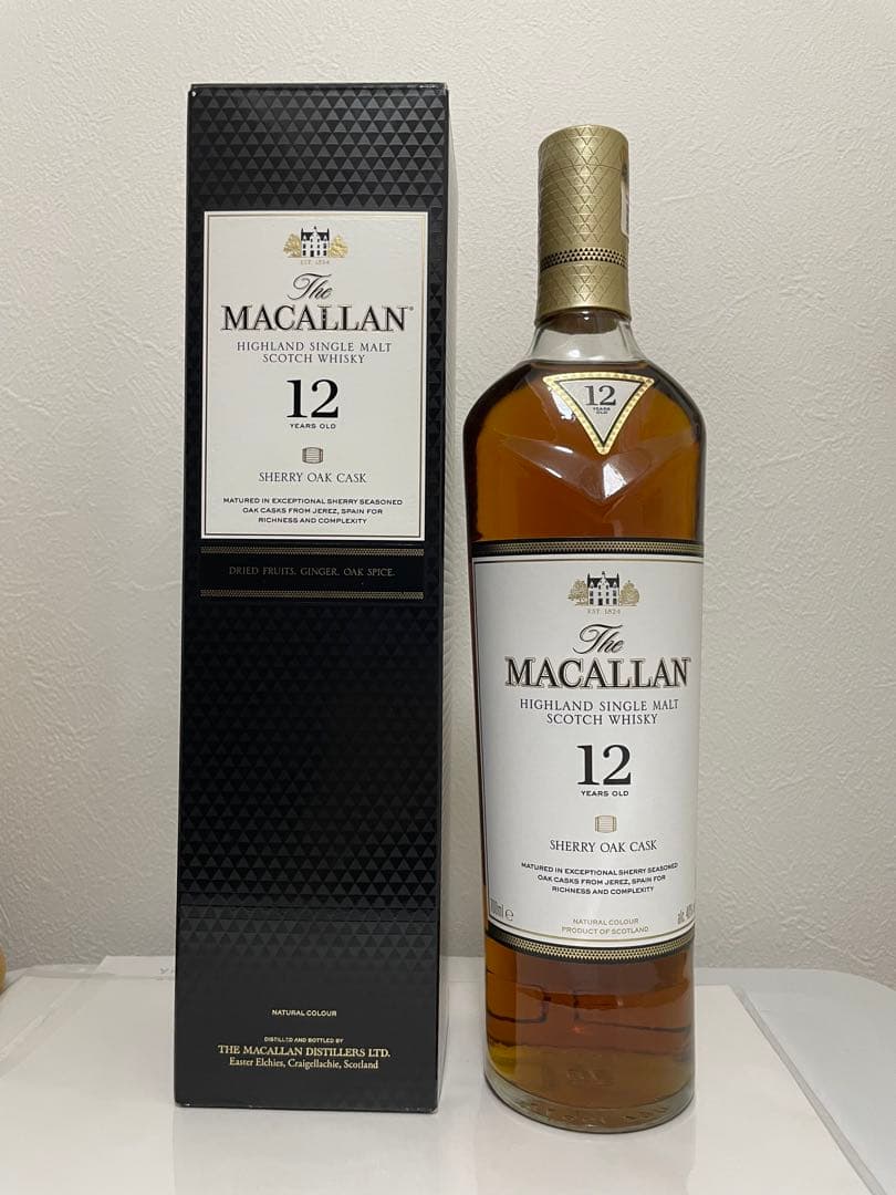 ウイスキー Macallan 12 Year Old Sherry Oak 700ml