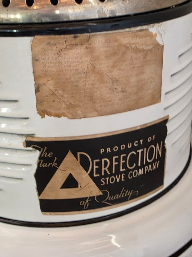 激レア極上美品PERFECTION 　モデル178 ホワイト　ビンテージストーブ