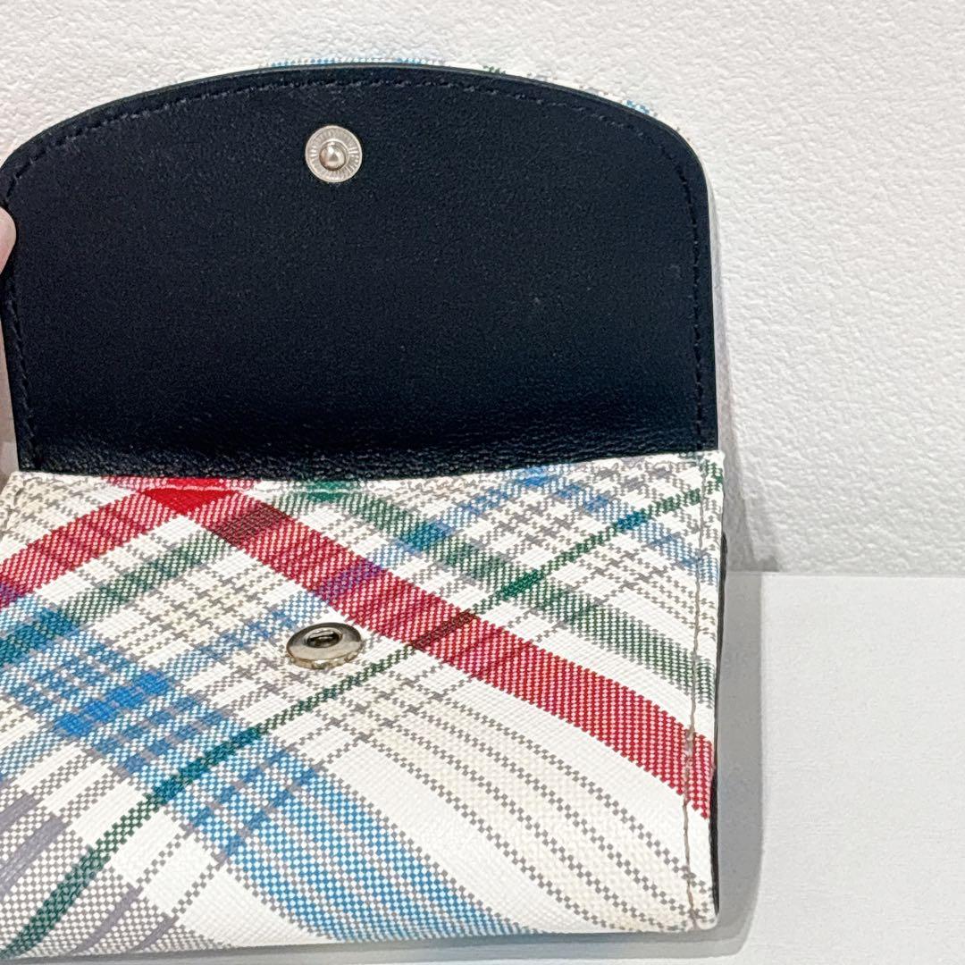 【新品】Vivienne Westwood 財布 二つ折り マドラス チェック柄