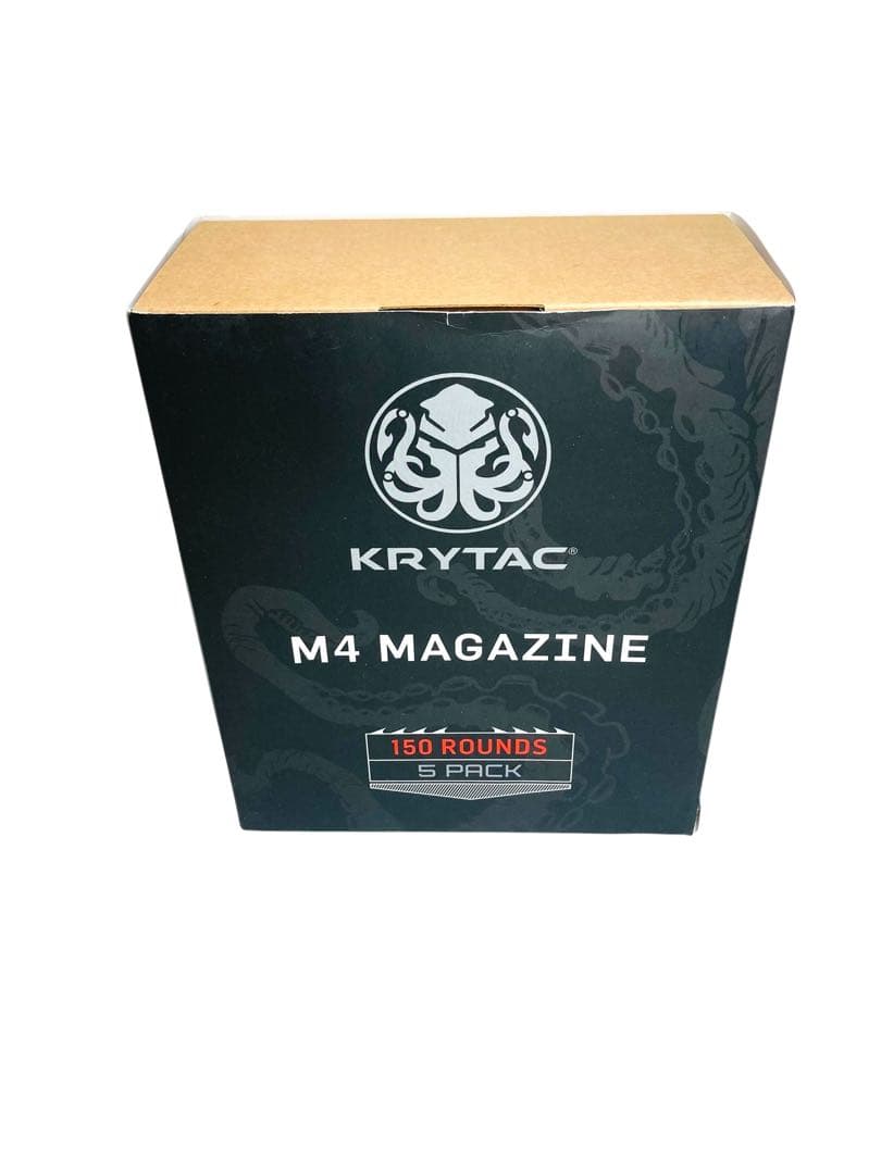 未使用未開封品//[KRYTAC][M4 ポリマーマガジン]タン５本入り