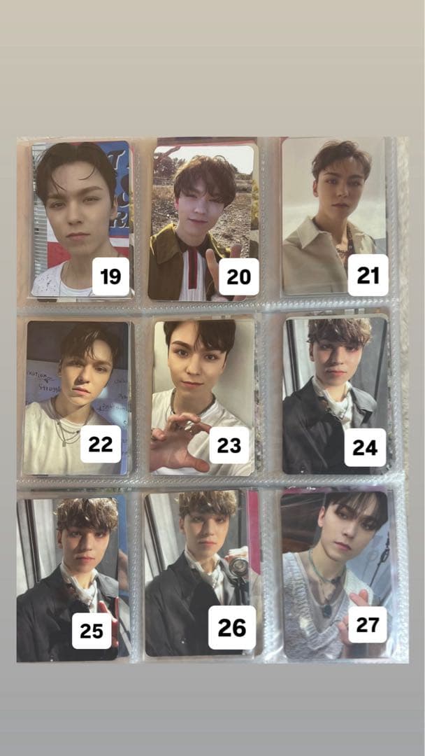 SEVENTEEN バーノン トレカ