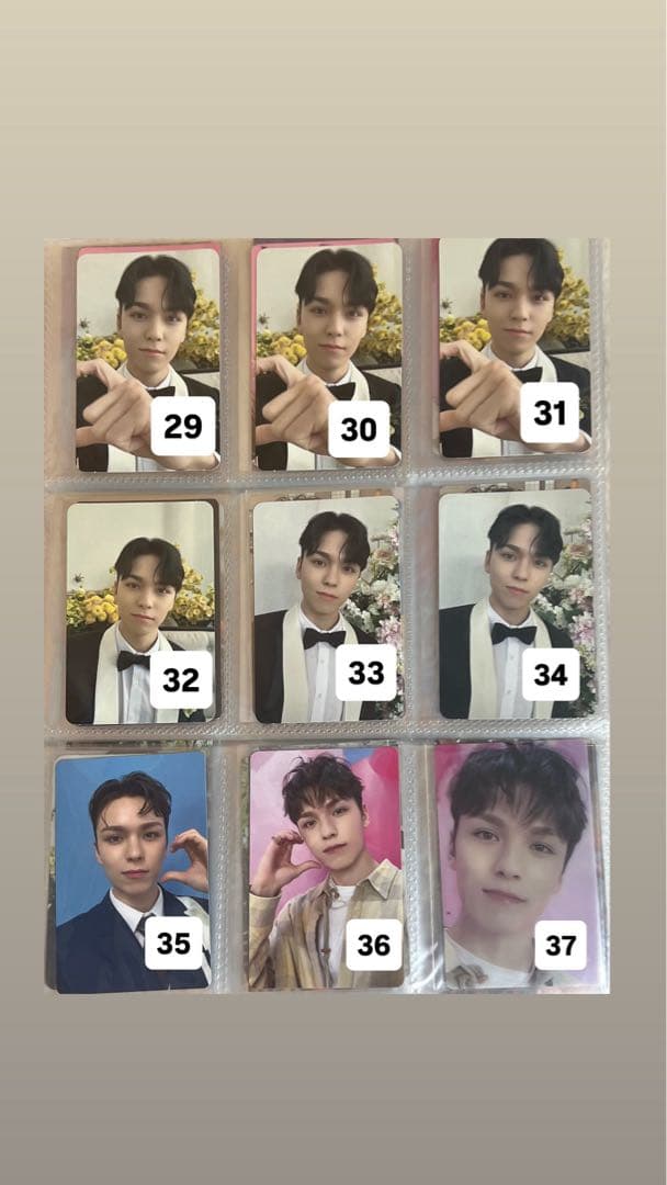 SEVENTEEN バーノン トレカ