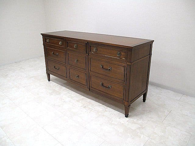 ドレクセルヘリテイジ 「トライユン」 マホガニー材サイドボード　　リビングボード