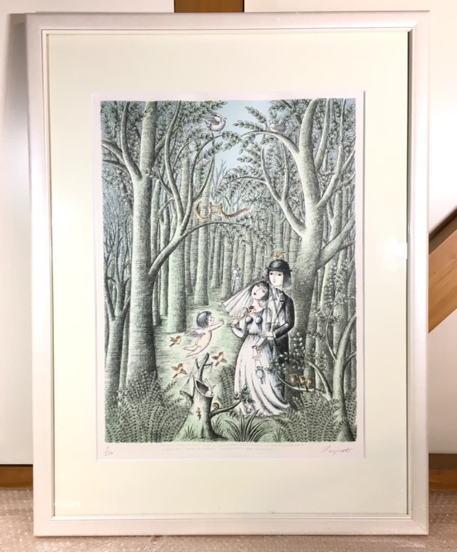 ○[希少] レイモン・ペイネ 『愛のキューピッド』 リトグラフ 版画 7/250