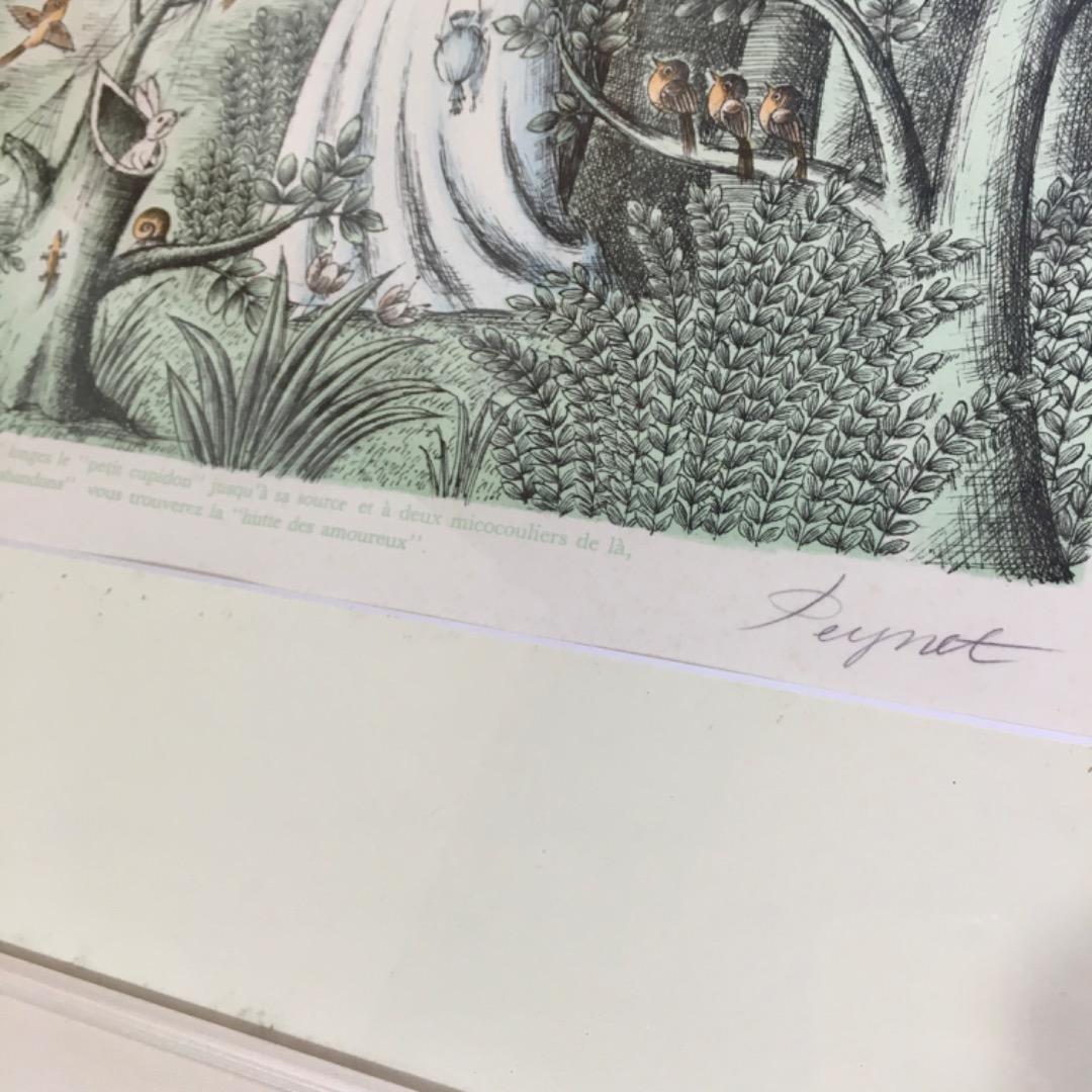 ○[希少] レイモン・ペイネ 『愛のキューピッド』 リトグラフ 版画 7/250