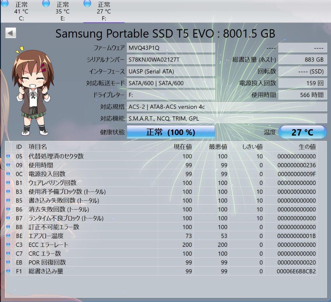 Samsung Portable SSD T5 EVO 8TB 外付けSSD
