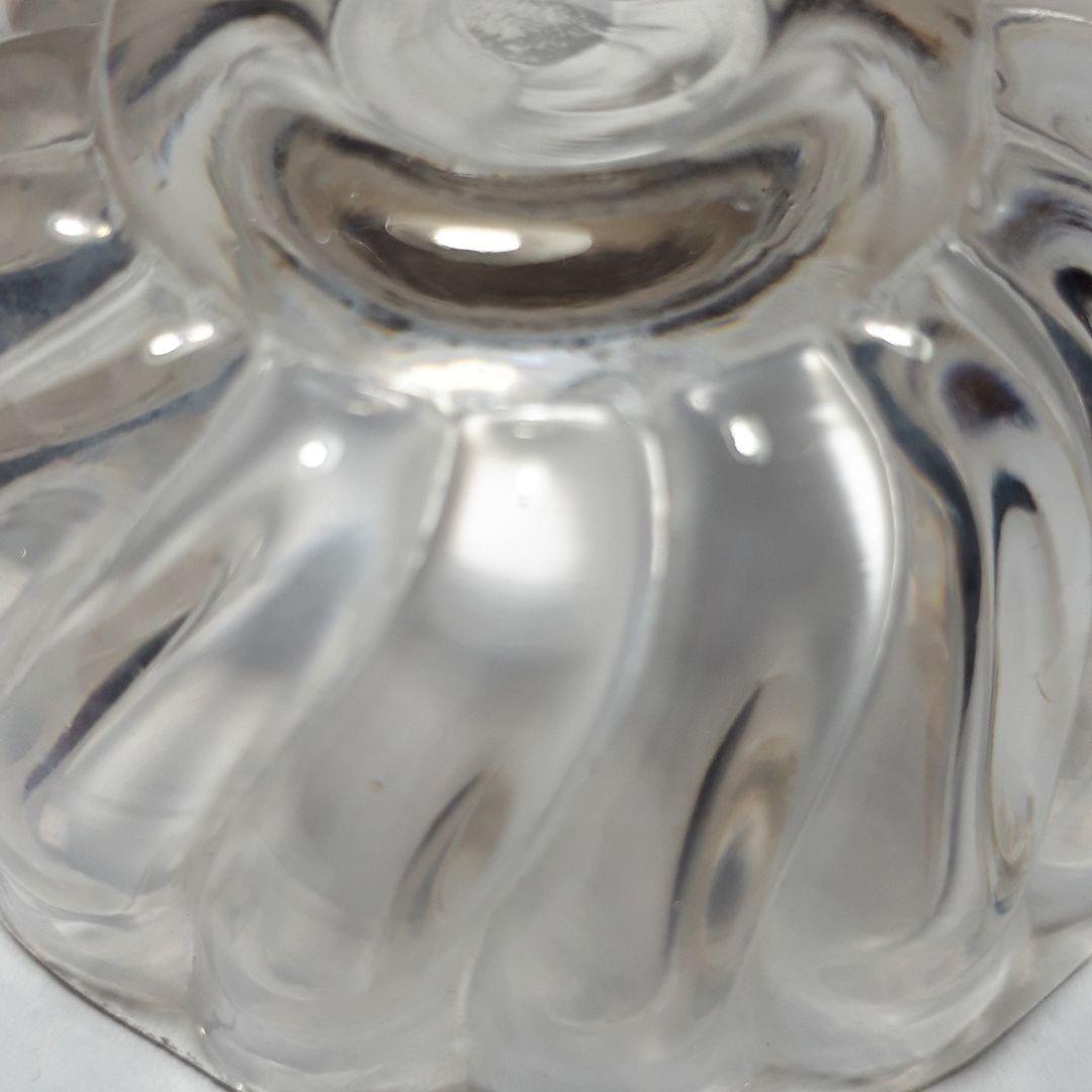 透明型吹き菊形盃(江戸時代)