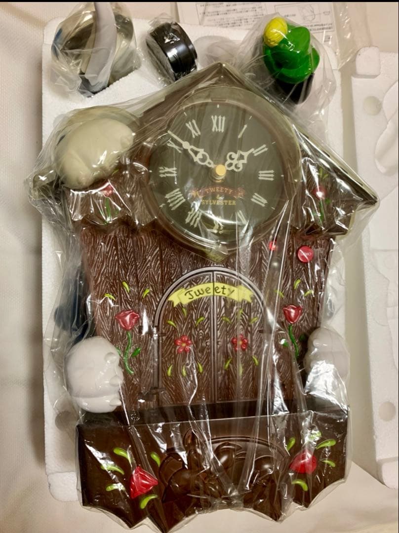 トゥイーティーシルベスター トーキングクロック　仕掛け時計　未使用コレクター商品