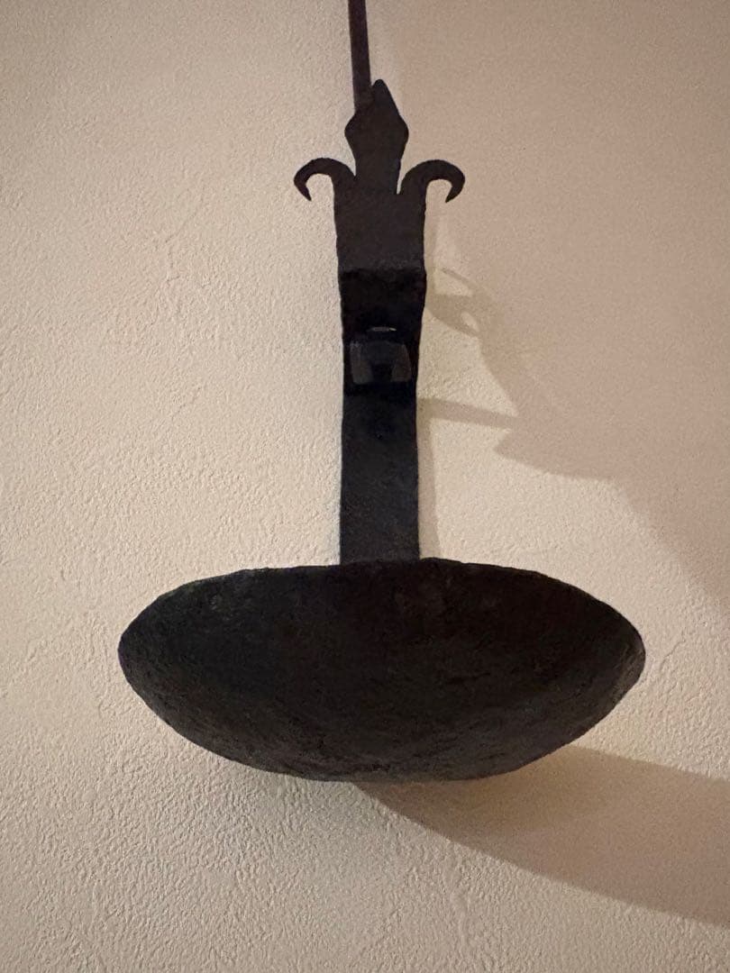 西洋民藝フルール・ド・リス灯明皿