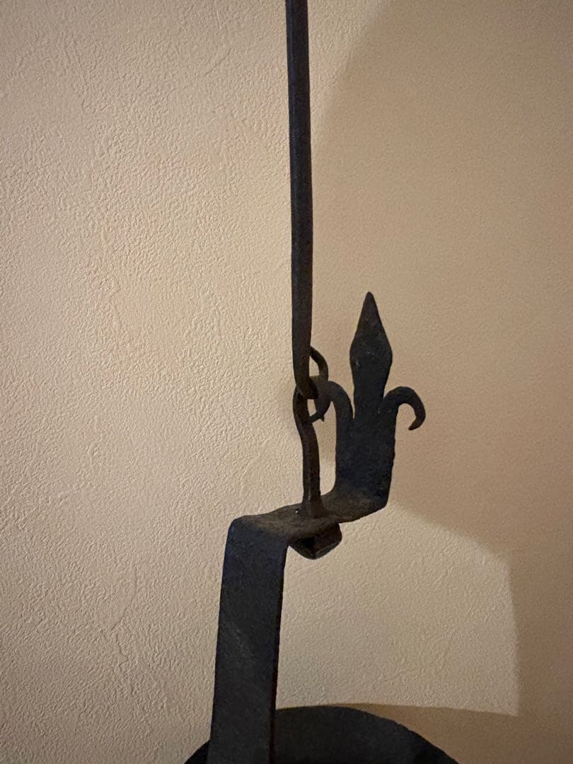 西洋民藝フルール・ド・リス灯明皿