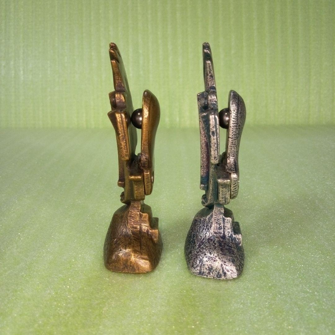 アンティーク調な絵画みたいな置物　フォトスタンド　ペーパーウェイト　2個セット