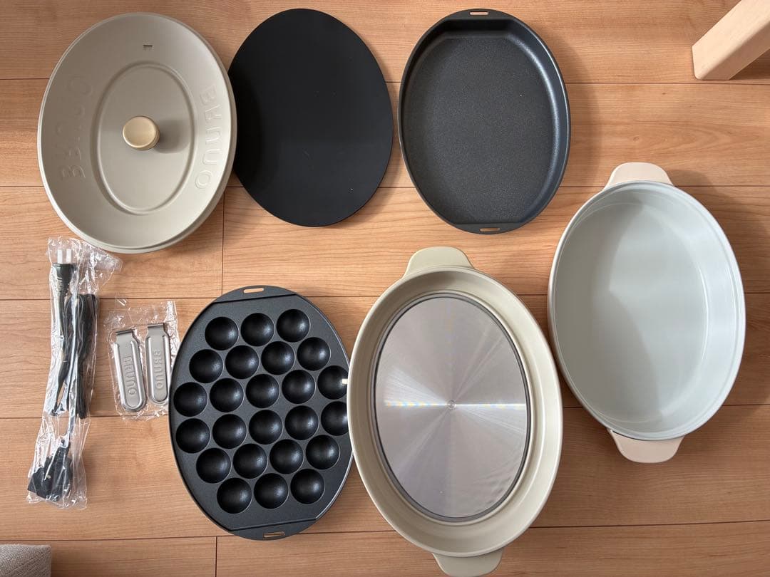 BRUNO オーバルホットプレートcrassy+グレージュ⑤