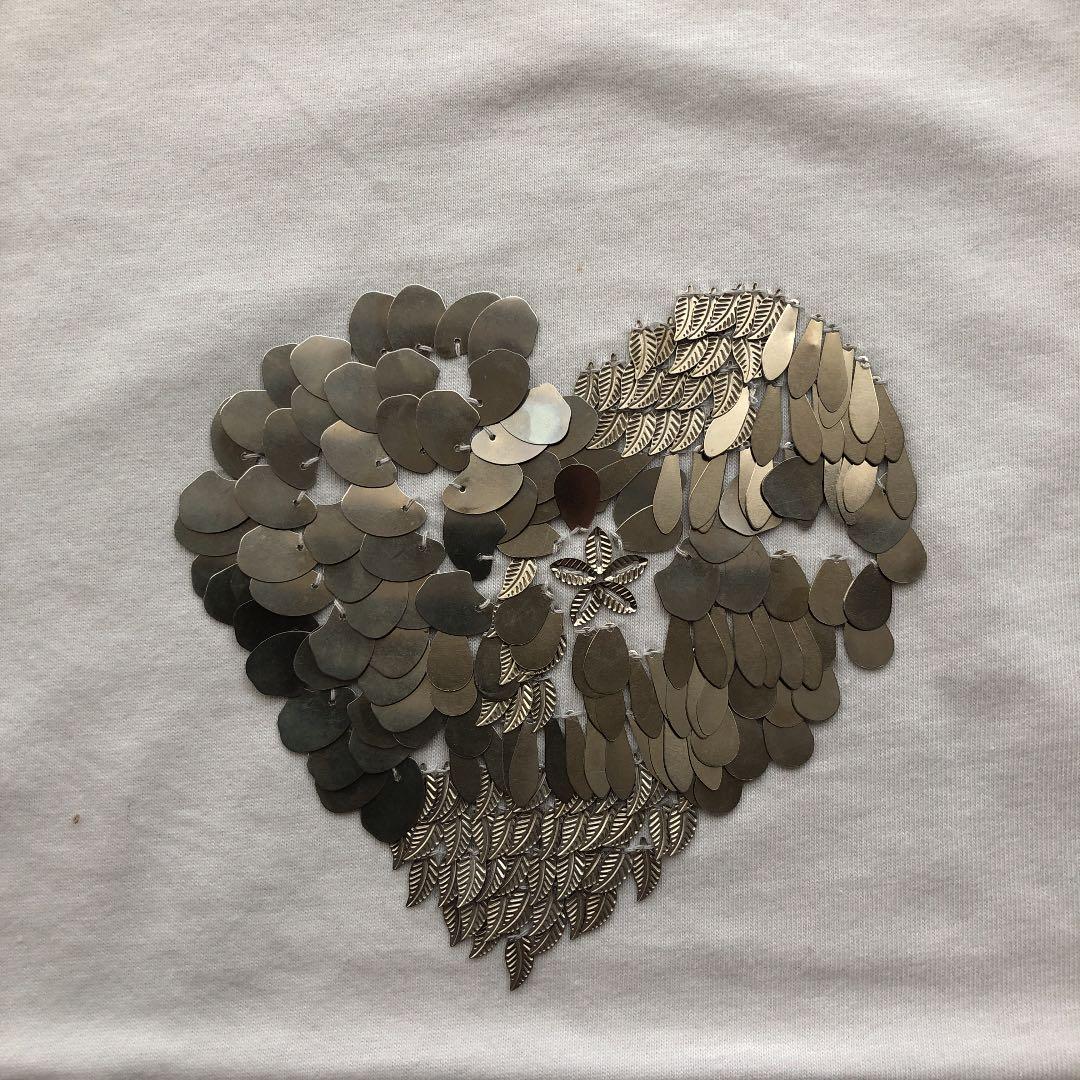 フィロソフィー　ハート　スパンコール　タンクトップ