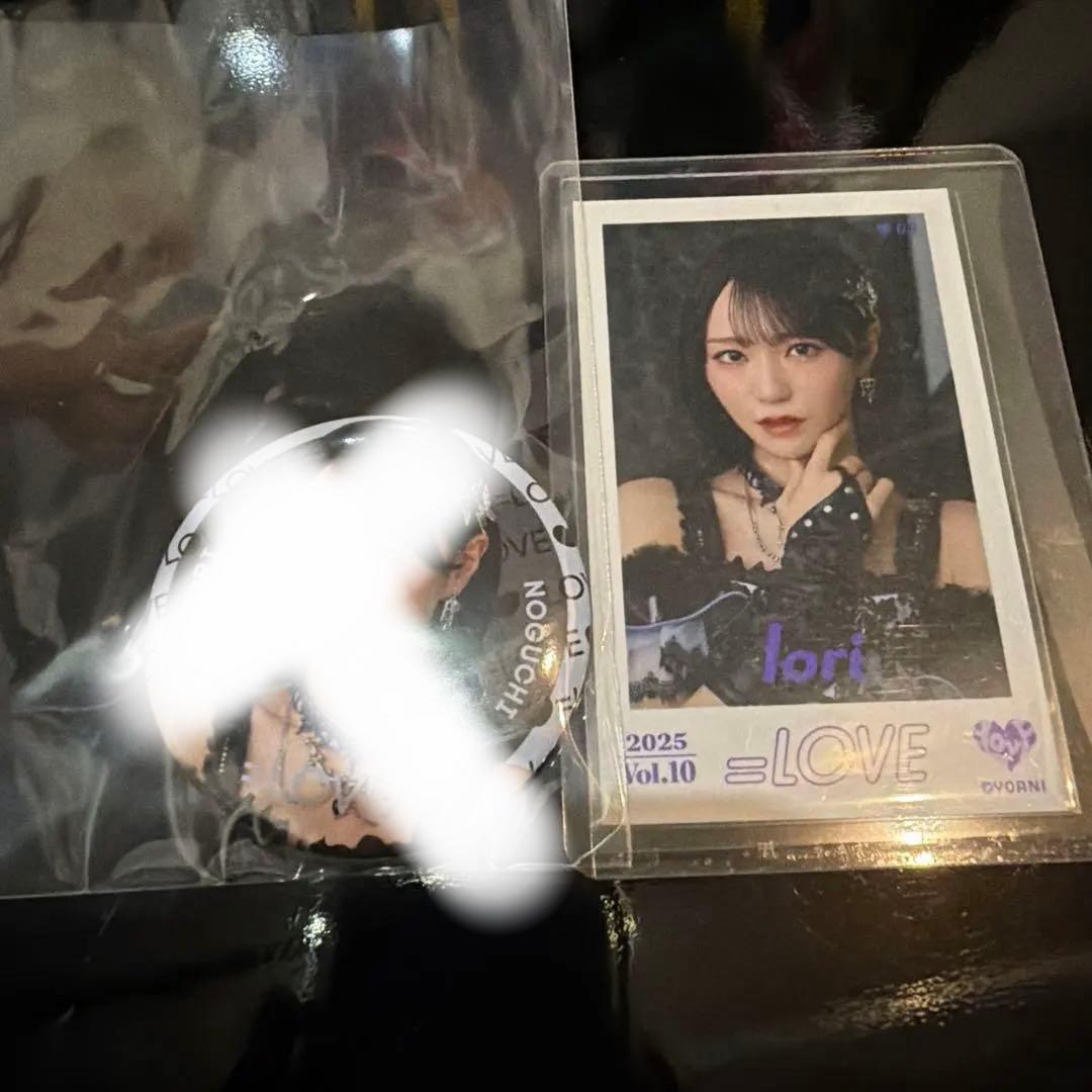 野口衣織 ミニフォト レア 黒衣装