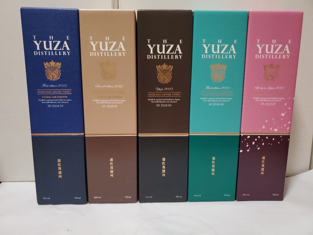 YUZA 遊佐蒸留所　ジャパニーズウイスキー　5本セット