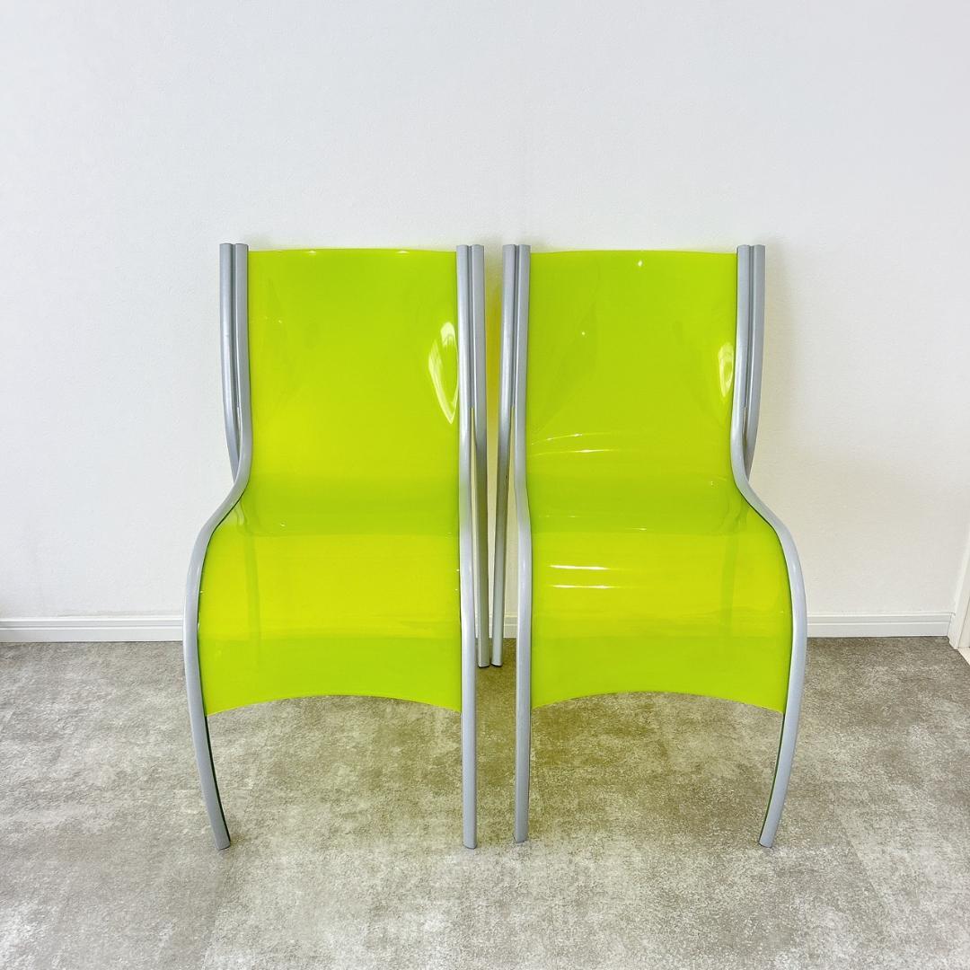 直接渡し うなぎタレ丼さま kartell FPE チェア スタッキング ２脚