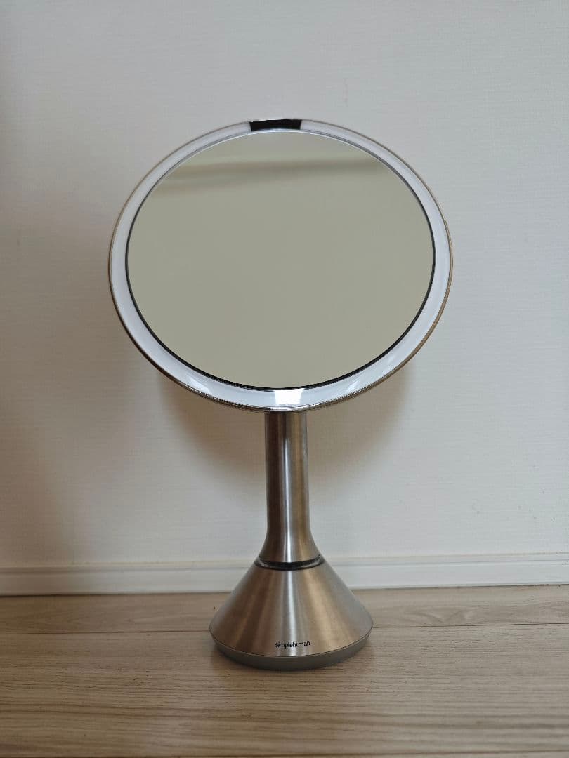 Simplehuman LED センサーミラー トリオ 直径20cm