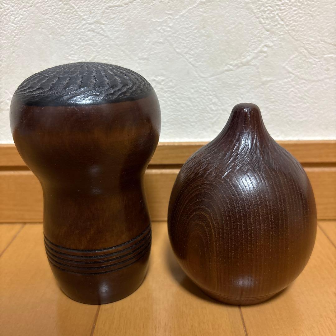 創作こけし　辻田亮三作品　2体セット　KokeshiDoll