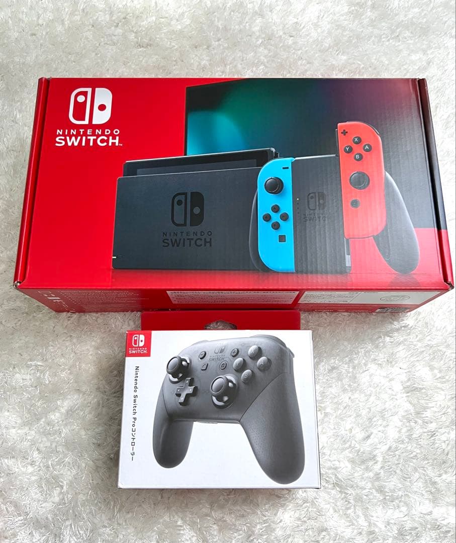 【完品】Nintendo Switch 本体 Proコントローラーセット