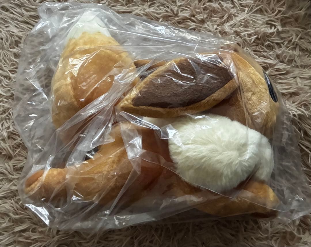 ぬいぐるみ 等身大イーブイ 寝そべり