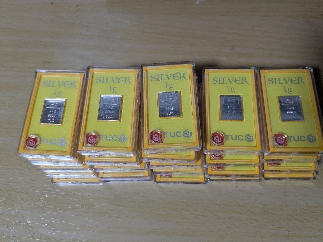 TUC Silver 1g 純銀景品 23個