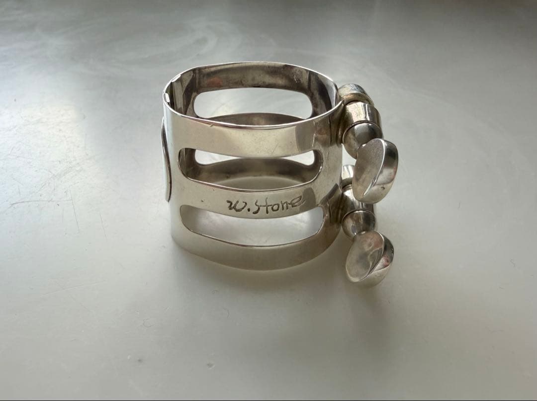 ウッドストーン クラリネットリガチャー　シルバー