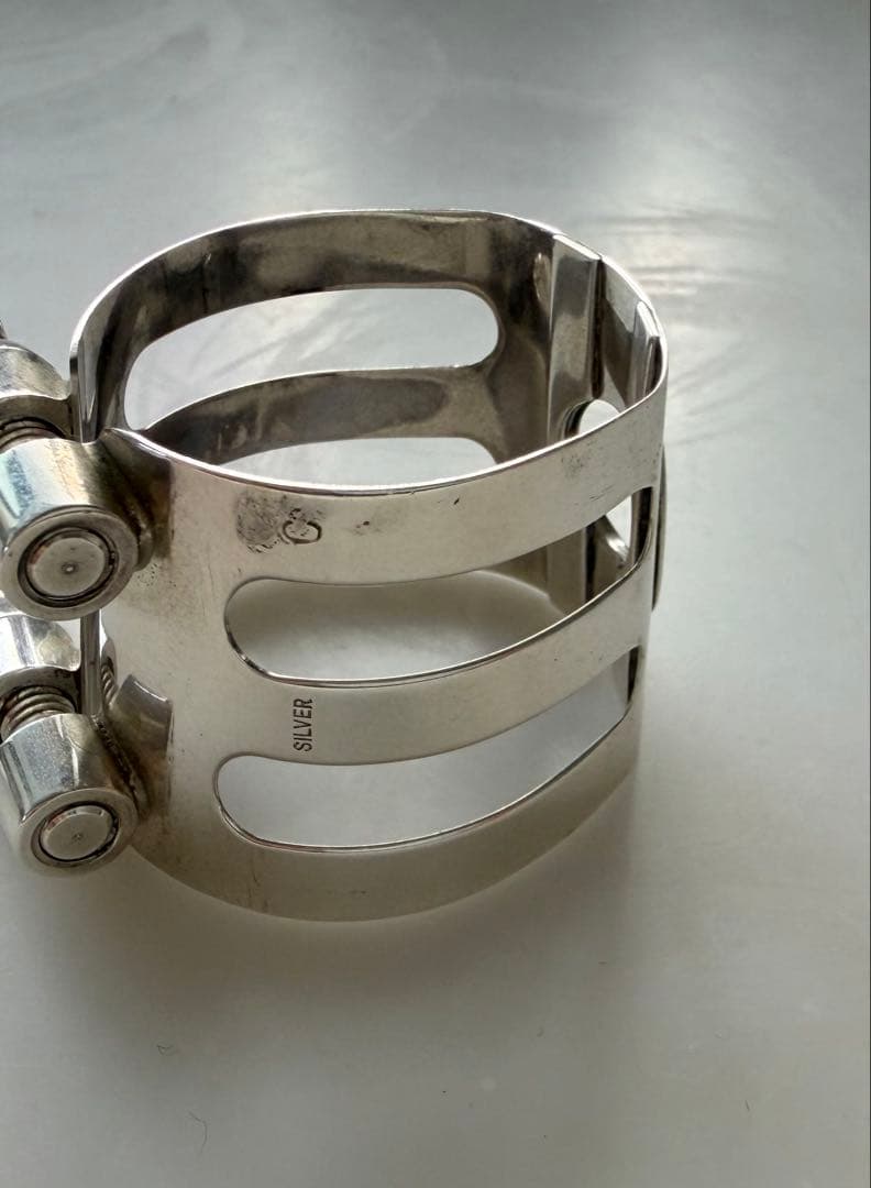 ウッドストーン クラリネットリガチャー　シルバー