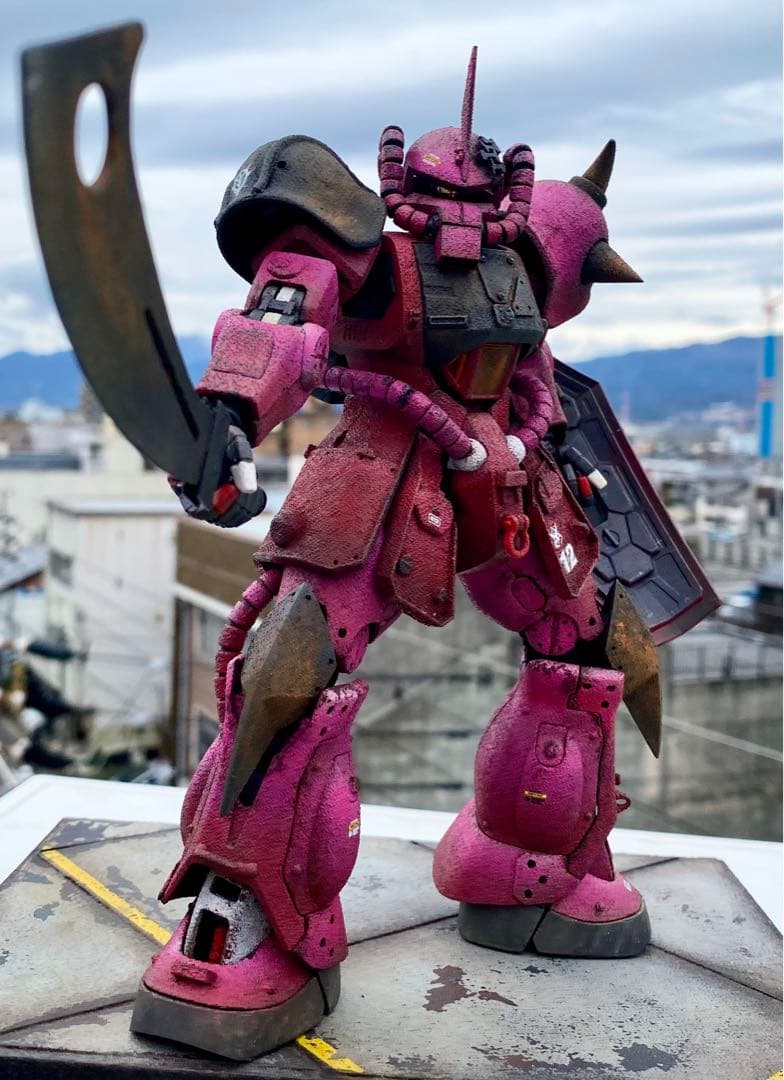 ガンプラ　MG MSV YMS-07シャア専用プロトタイプグフ　完成品