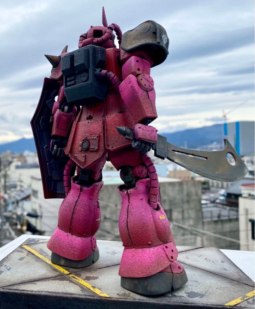 ガンプラ　MG MSV YMS-07シャア専用プロトタイプグフ　完成品