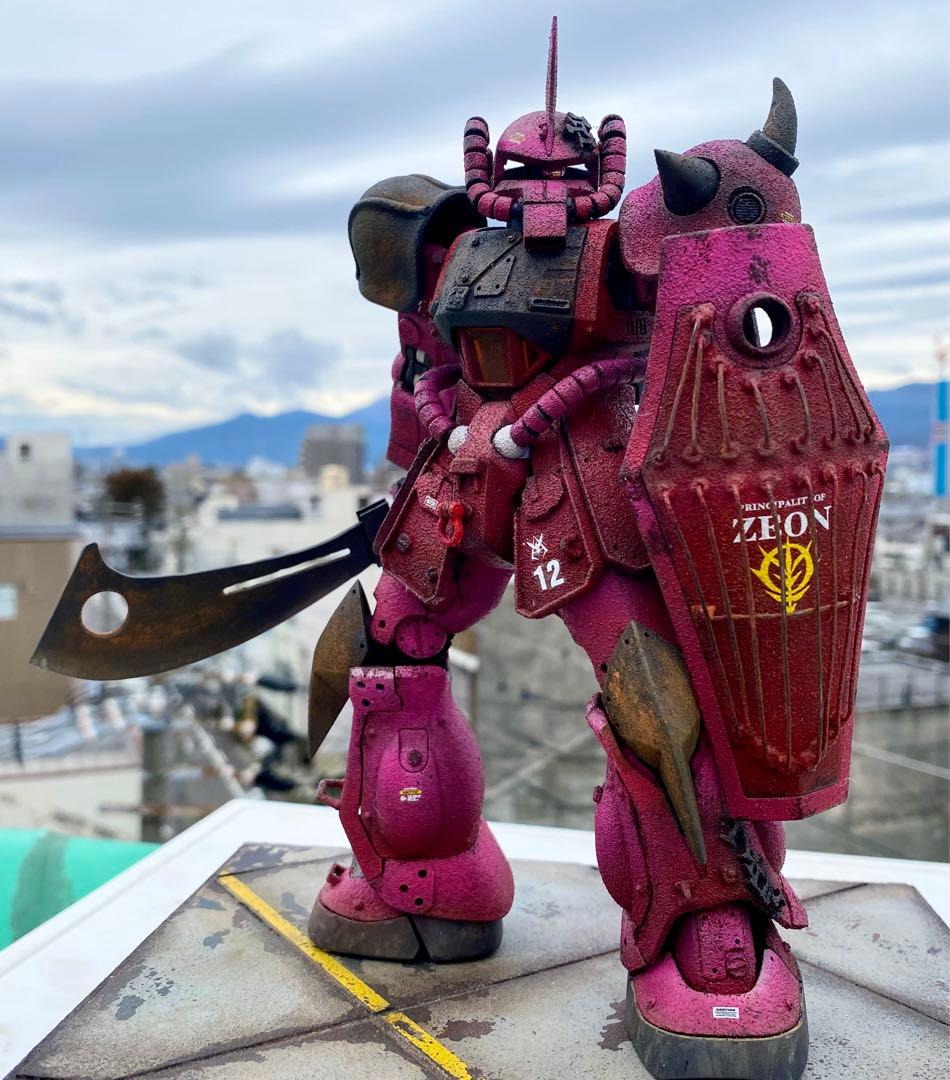 ガンプラ　MG MSV YMS-07シャア専用プロトタイプグフ　完成品