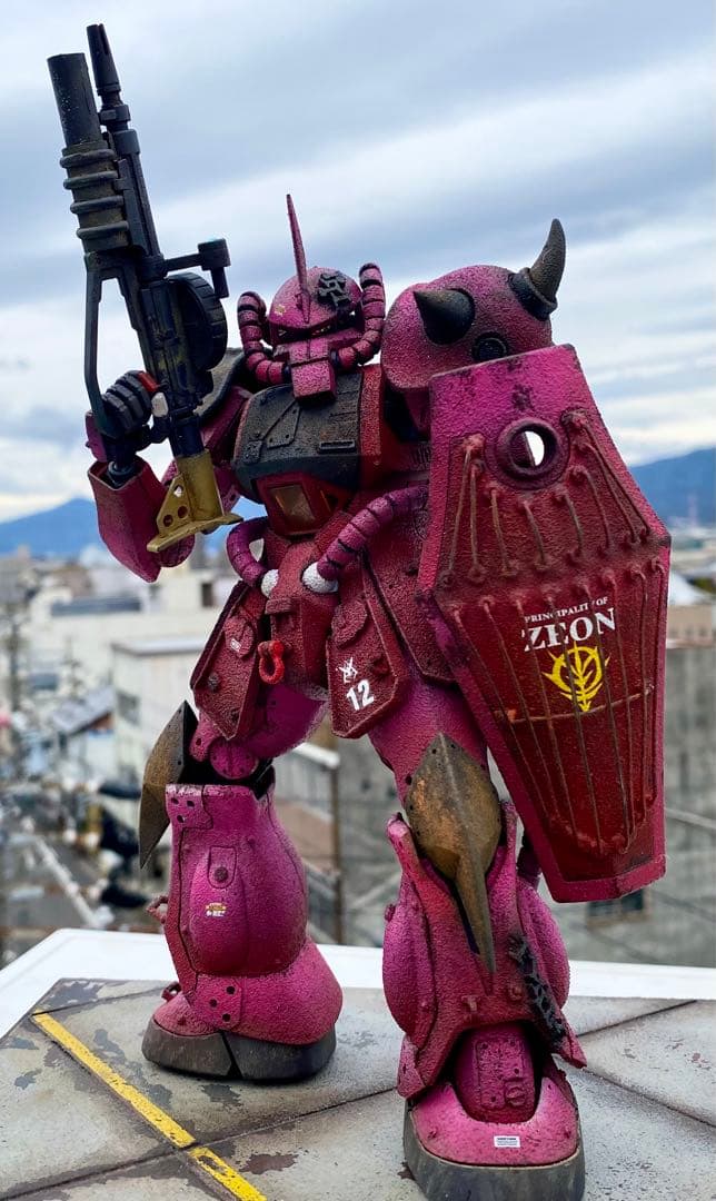 ガンプラ　MG MSV YMS-07シャア専用プロトタイプグフ　完成品