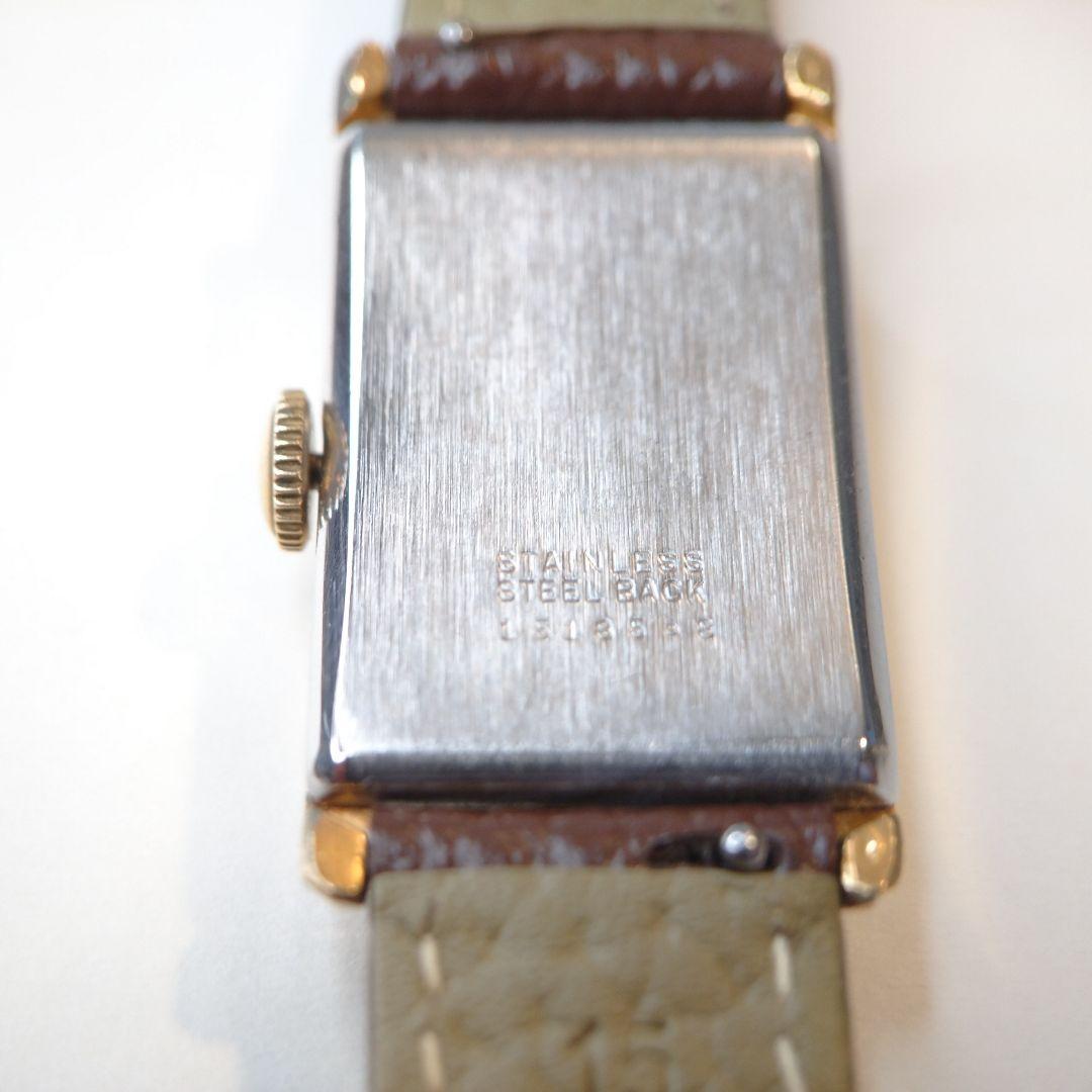 【1940s】TECHNOS スモセコ OH済 ヴィンテージ腕時計